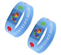 nakashare Autism Awareness bracelet | Elastic Wristband Autism Bracelet for Women & Men | Autismo Community Thoughtful Present, One Size, Polyester, no gemstone