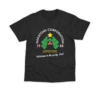 Nakatomi Corporation Christmas Party Inspired by Die Hard DTG Printed T-Shirt (M) Black