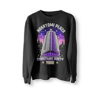 Nakatomi Plaza Party 1988 Christmas Jumper, Sweater, Sweatshirt, Xmas Funny 80's Die Movie Bruce_BLK_XL