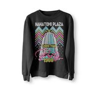 Nakatomi Plaza Party 1988 Christmas Jumper, Ugly Sweater, Christmas Sweatshirt, Xmas Funny 80's Die Movie Bruce_BLK_2XL