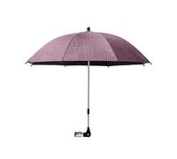 Nakazawa Convenient and Lightweight, Clip-On, Adjustable Steering, Universal, Umbrella Baby Stroller, Stroller Umbrella Attachment for Sun Protection(Pink)