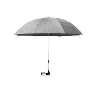 Nakazawa Convenient and Lightweight, Clip-On, Adjustable Steering, Universal, Umbrella Baby Stroller, Stroller Umbrella Attachment for Sun Protection(Grey Colour)