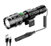 NAKCNM 3000LM Tactical Flashlight 5 Modes Picatinny Rail Mount Rifle Light