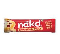Bakewell Tart - Nakd Raw Fruit Nut Bars 35g Each - Gluten Wheat Dairy Sugar Free (Pack of 4)