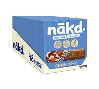 Nakd Cashew Cookie Natural Fruit & Nut Bars - Vegan - Healthy Snack - Gluten Free, 35 g (Multipack case 48 Bars)