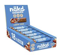 Cashew Cookie - Nakd Raw Fruit Nut Bars 35g Each - Gluten Wheat Dairy Sugar Free (Pack of 4)