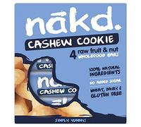 Nakd Cashew Cookie Raw Fruit & Nut Wholefood Bar, 4 x 35g