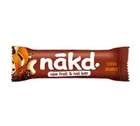 Nakd Cocoa Orange Fruit & Nut Bar - Vegan - Gluten Free - Healthy Snack - 35g