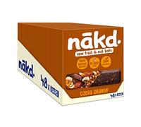 Nakd Cocoa Orange Natural Fruit & Nut Bars - Vegan - Healthy Snack - Gluten Free - 35g x 48 bars