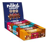 Nakd Fruit & Nut Bar Vegan Healthy Snack Gluten Free 35g x 18 bars