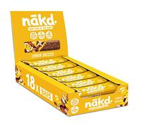 Nakd Lemon Drizzle Natural Fruit & Nut Bars - Vegan - Healthy Snack - Gluten Free - 35g x 18 bars