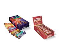 Nakd Mind Blown Fruit & Nut Bar Mixed Case - Vegan Bars - Gluten Free, 35 g (Pack of 18 Assorted) & Bakewell Tart Natural Snack Bars - Vegan Bars - Healthy Snack - Gluten Free Bars 35 g, Pack of 18