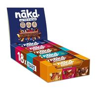 Nakd Mind Blown Fruit & Nut Bar Mixed Case - Vegan Bars - Gluten Free - Healthy Snack, 35 g (Pack of 18 Assorted)