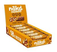 Nakd Peanut Delight Natural Fruit & Nut Bars - Vegan Bars - Gluten Free - Healthy Snack, 35 g (Pack of 18)