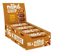 Nakd. Protein Bars Peanut Butter 16x45g 16 Bars