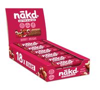 Nakd. Raw Fruit & Nut Bars Berry Delight 18x35g 18 Bars
