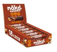 Nakd. Raw Fruit & Nut Bars Cocoa Orange 18x35g