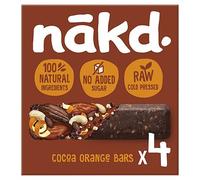 Nakd Wholefood Cocoa Orange Bars - 4 x 35g