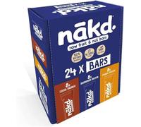 Nakd Yummy Mix Bars 24 x 35g Multipack - Natural Fruit & Nut Snack Bars, Vegan, Gluten Free
