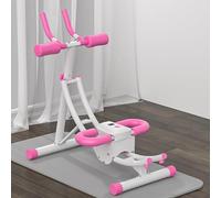 NaKeah Ab Workout Equipment, Ab Machine for Home Gym Fitness, Ab Trainer Exercise Equipment for Abdominal Exercise and Strength Training,Pink