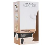 Naked Addiction Rotating Vibrator (18cm) - Natural Finish