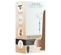 Naked Addiction Thrusting 7.5 - Thrusting Vibrator (19cm) - Natural