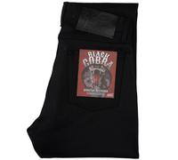 Naked and Famous Denim True Guy Black Cobra Stretch Selvedge - Black 34 34