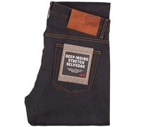 Naked and Famous Denim Weird Guy Deep Indigo Stretch Selvedge - Indigo 38 38
