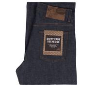 Naked and Famous Denim Weird Guy Dirty Fade Denim Jeans - Indigo 38 38
