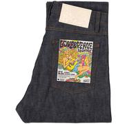 Naked and Famous Denim Weird Guy Love & Peace Selvedge Jeans - Indigo 32 32