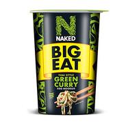 Naked Big Eat Thai Green Curry Egg Noodles, 104g (Pack of 6)
