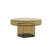 Naked Coffee Table H30 Amber/Glass