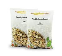 Naked Dry Roasted Peanuts 500g (BWFO)