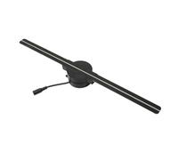 Naked Eye 3D Holographic Fan, Screen Stereoscopic Display Suspended Projection Lamp 42cm Imaging Advertising Machine For Halloween,Christmas
