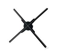 Naked Eye 3D Projector Imaging Stereo Dynamic Air Rotating Suspension Led Lamp Fan Screen Wall Hanging Advertising Machine for Bars Christmas (Size : T45 Specification : AU) (UK T45)