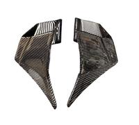 Naked Front Spoiler For Kawasaki For Ninja 400 2018-2023 Fixed Wing Wind Motorcycle Fairing Aerodynamic Winglet Windshield Spoiler Fairing Winglets(ABS Carbon Color)