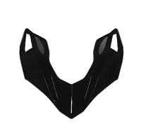Naked Front Spoiler For KAWASAKI For Z900 2017 2018 Carbon Upper Front Headlight Fairing Beak Nose Cone Extension Cowl Winglet Wing Cover Fairing Winglets(Black)