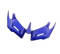 Naked Front Spoiler For YZFR3 For R25 2014-2021 Front Aerodynamic Fin Windshield Fairing Wing Shell Cover Motorcycle ABS Front Fairing Winglet Fairing Winglets(Matte blue)