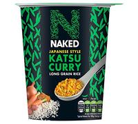 Naked Japanese Style Chicken Katsu Curry Long Grain Rice, 78 g, (Pack of 6)