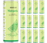 Naked Life Alcohol Free Margarita Cocktail Cans - Low Sugar, Low Calorie Non Alcoholic Drinks - Alcohol Free Cocktails & Mocktails Ready to Drink - Zesty Margarita Flavour, 12 x 250ml Cans