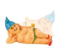 Naked Lying Garden Gnome, Resin Material, Mischievous Garden Statue, Novel and Interesting Gifts, Courtyard, Outdoor,Lawn Decoration