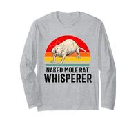 Naked Mole Rat Whisperer Lover Sand Puppy Retro Vintage Long Sleeve T-Shirt