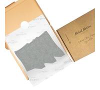 Naked Nation Super Soft Top Bamboo Socks for Men & Women, Non-Elastic, Gentle Grip Comfort Top, Naturally Odour-Free & Moisture-Wicking, 3 Colours (UK, Alpha, M, Regular, Regular, Grey)
