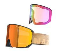 NAKED Optics Nova Unisex Ski Goggles Snowboard Goggles with Interchangeable Lens
