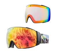 NAKED Optics Ski Goggles Men Ski Goggles Women Snowboard Goggles (Storm Tucan, Includes Bad Weather Lens)