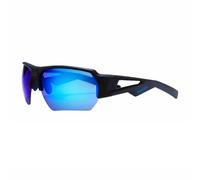 NAKED Optics Sports Sunglasses (Halfframe Black/Lens Blue)