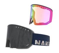 NAKED Optics The NOVA Ski Goggles Men, Ski Goggles Women, Snowboard Goggles, Ski Goggles for Bad Weather, Ski Goggles with Interchangeable Lenses, Ski Goggles for Eyeglass Wearers, Skiing Glasses