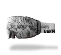 NAKED Optics The Storm Ski Goggles Men Ski Goggles Women Snowboard Goggles Ski Goggles with Optional Interchangeable Lenses for Bad Weather Snow Goggles Skiing Goggles (Ink)