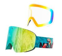 NAKED Optics The TROOP EVO Ski Goggles Men, Ski Goggles Women, Snowboard Goggles, Ski Goggles with Interchangeable Lenses for Bad Weather, Snow Goggles, Skiing Goggles