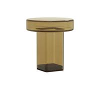 Naked Side Table H49 Amber/Glass